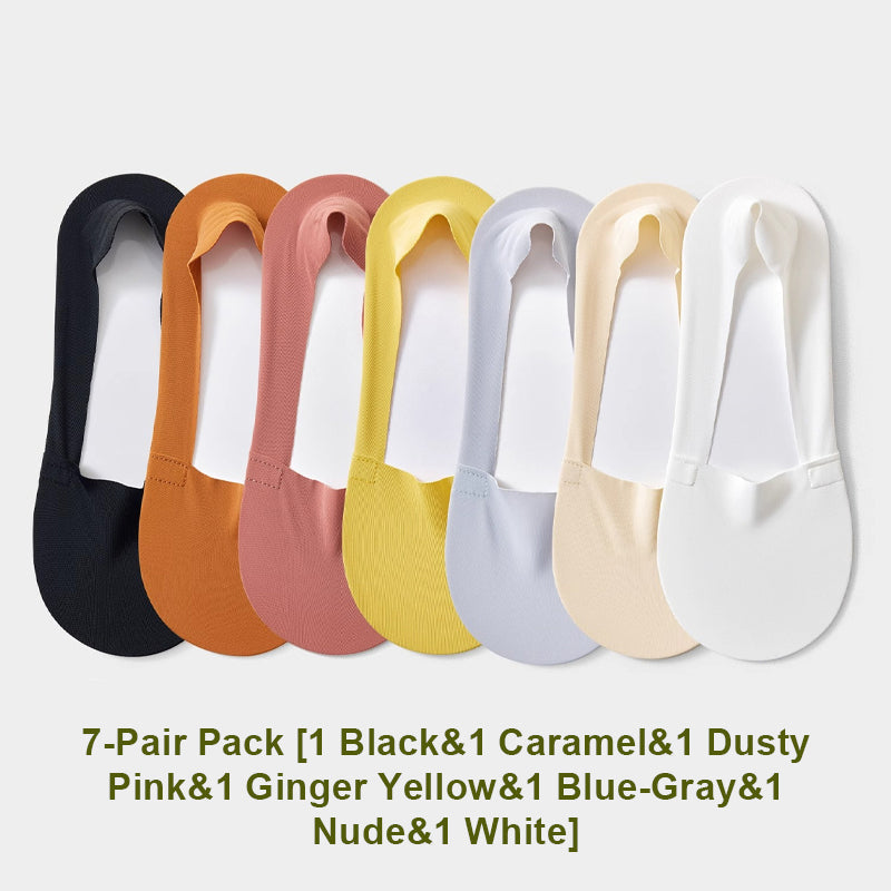 Ice Silk No-Show Socks