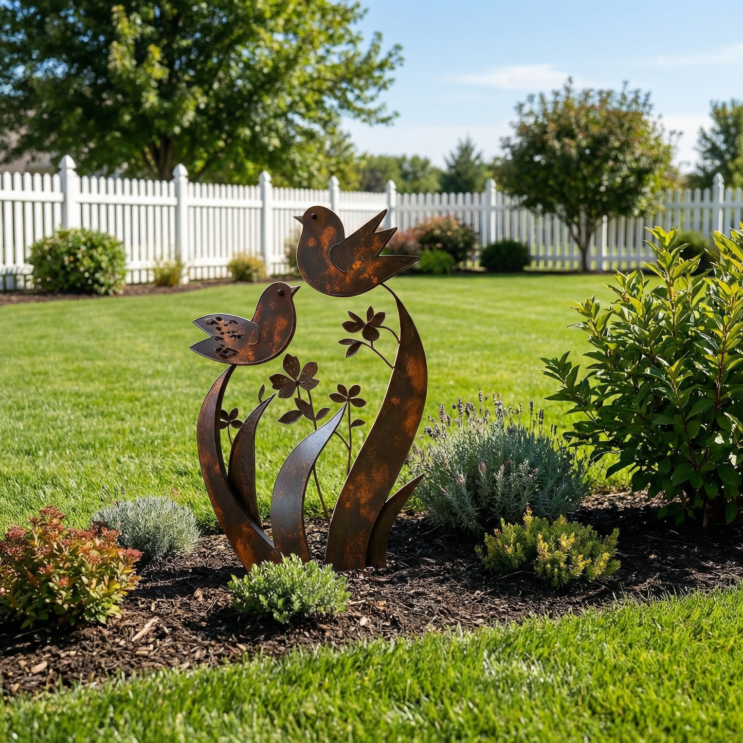 π¦π¦2026 Mother's Day Gifts 50% Off--ππBird & Wildflower Metal Garden Stake