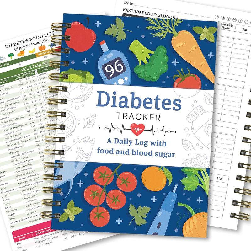 📘✨Special for Diabetes - Diabetes Tracker Book with Food List