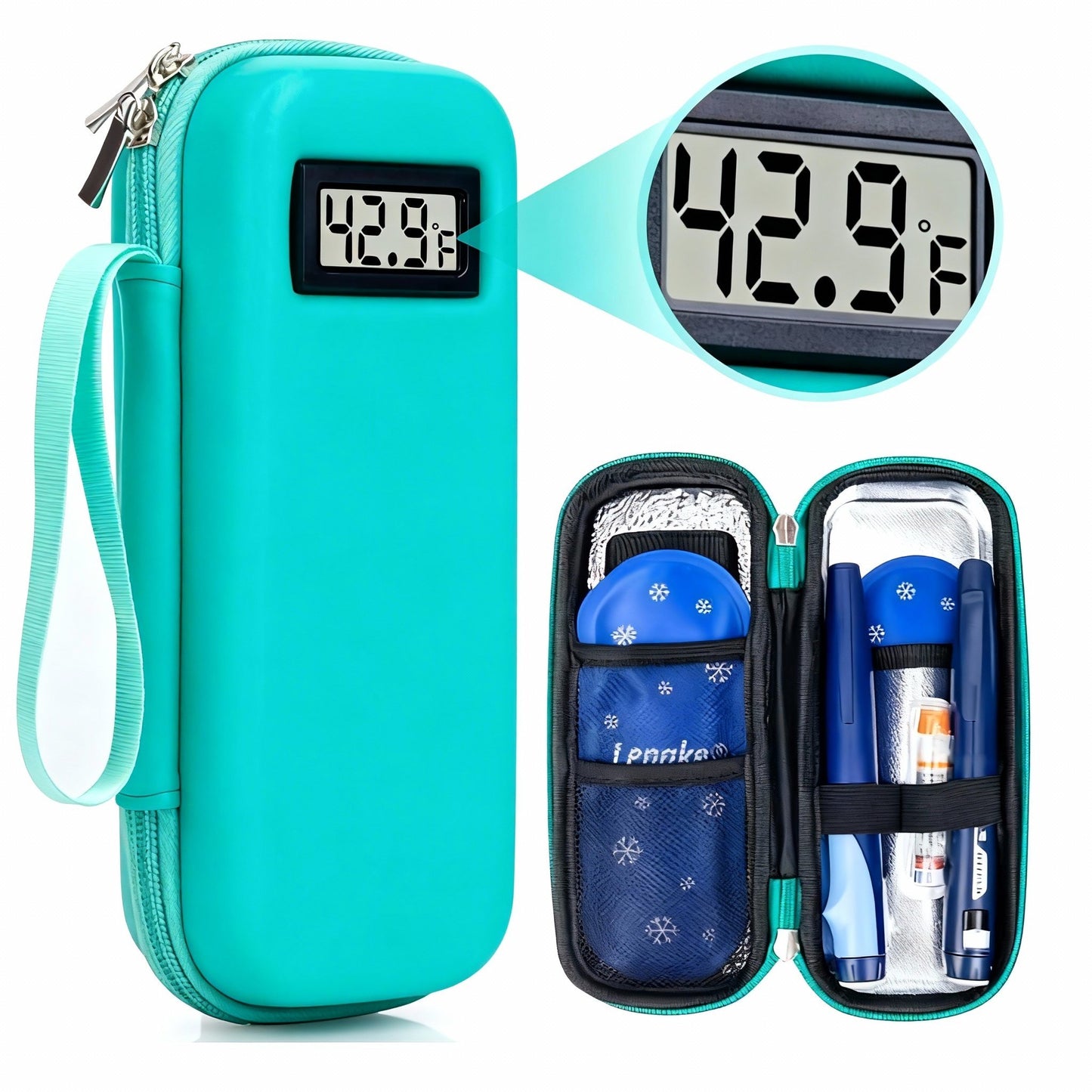 ❄️Insulin Cooler Travel Case with Temperature Display