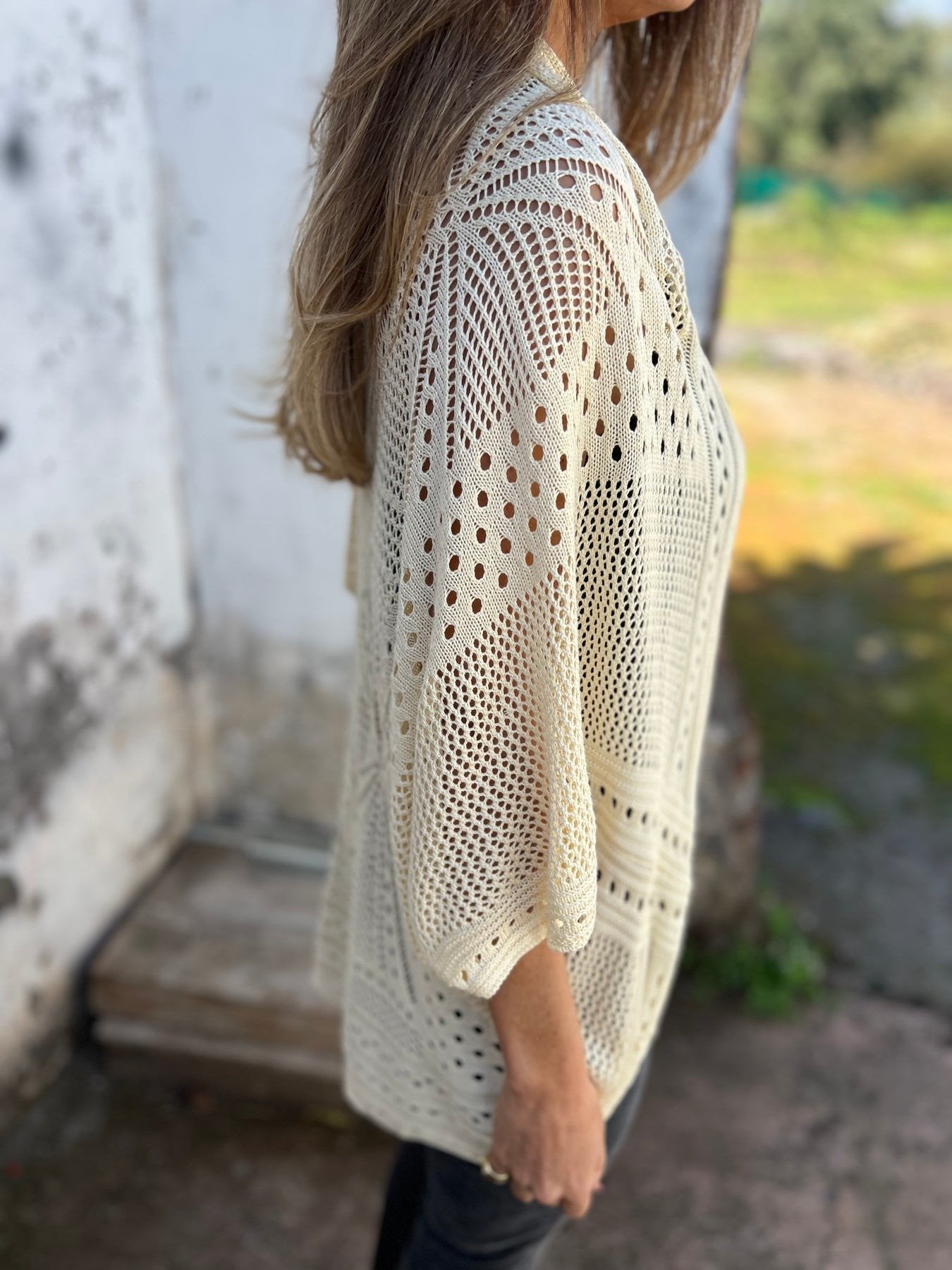 ❤️Hollow Half Sleeve Cardigan