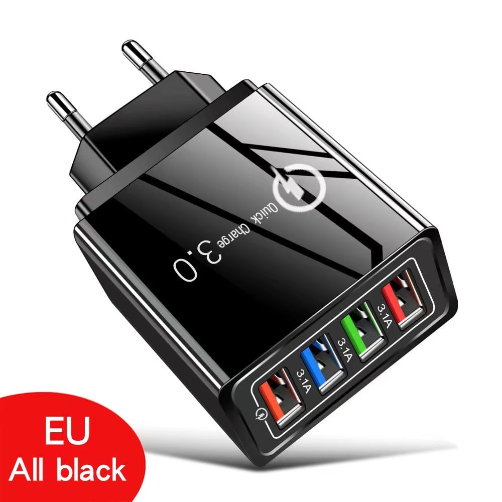 VIP ⚡️Secret to Faster Phone Performance⚡️Four-Port Travel Charger for Extended Phone Battery Life