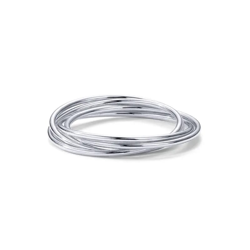 Interlocked Rolling Anxiety Fidget Ring | Spin Your Stress Away