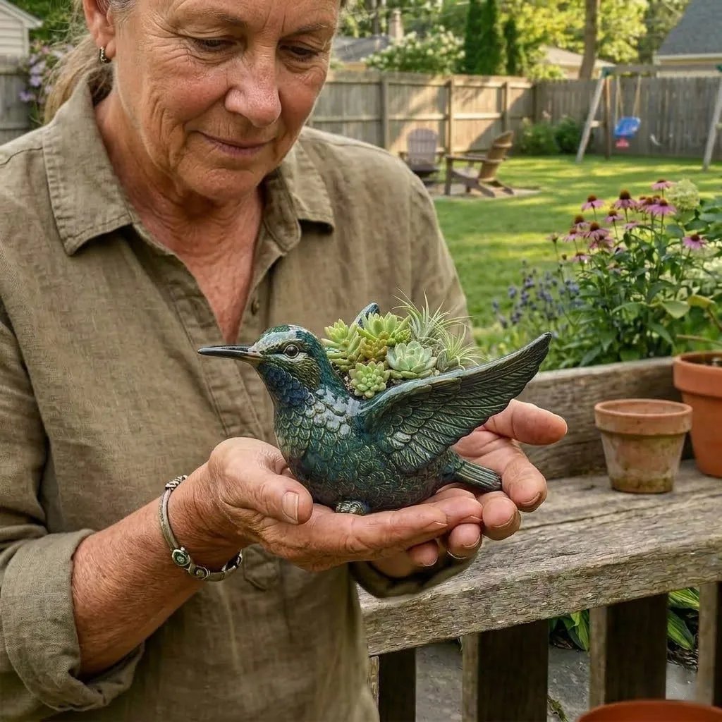 š¦Cardinal Bird Succulent Planter