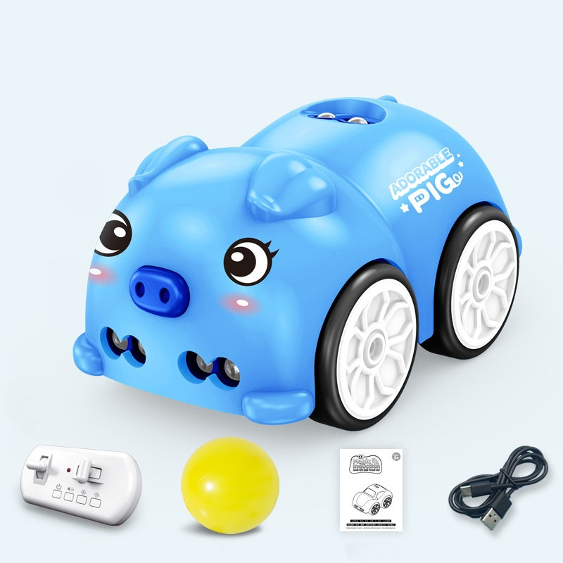 đGifts For ChildrenđđRC Intelligent Sensor Remote Control Cartoon Control Electric Car Music Boy Toy