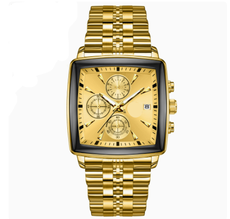 ⏳ 49% off for a limited time only! 💥 Classic square-faced quartz watch for men