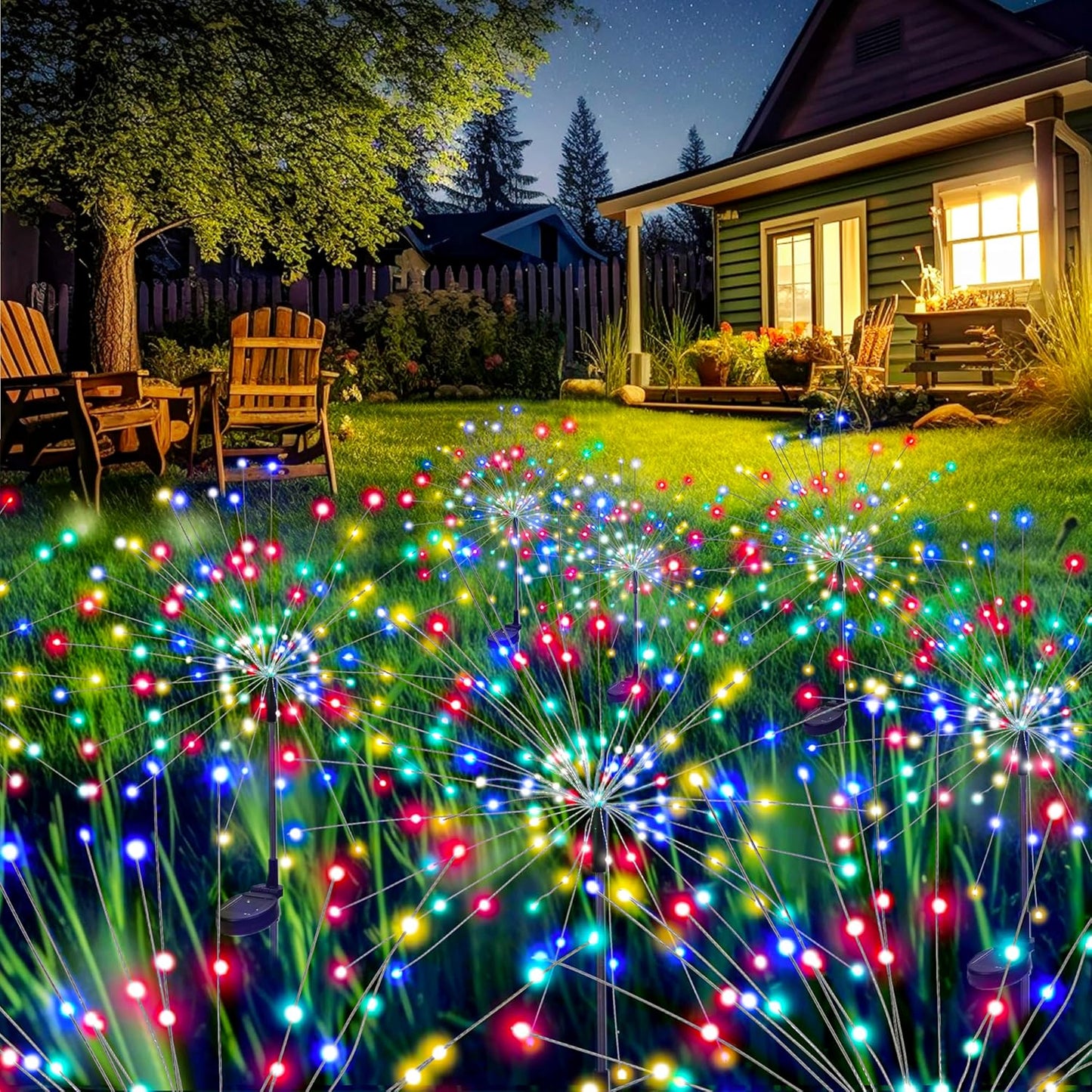 Fairy Firework LED Solar Lights for Garden Decoration
