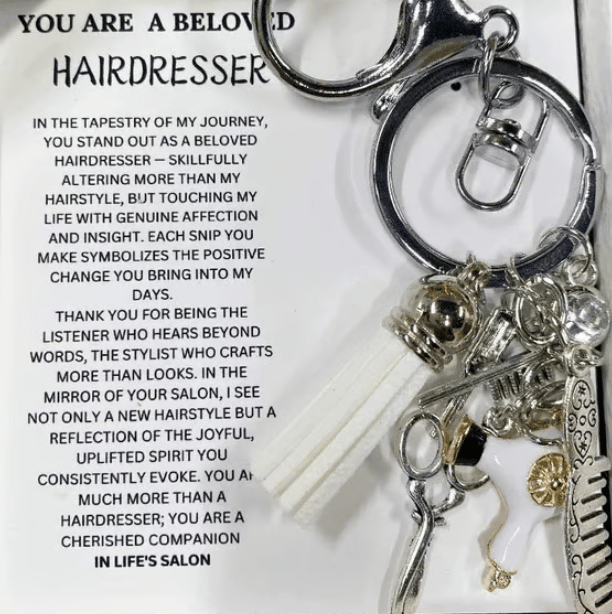 🎁💕Hairstylist Gift Keychain(without gift box)