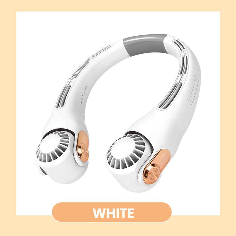 🥳2026 HOT SALE🥳💞50K+ SOLD!🍃💨Neck Air Conditioner Fan – Ultra‑quiet, 360° rotating, 3 speeds. Hands‑free cooling, long battery. Summer essential! 😎🌬️