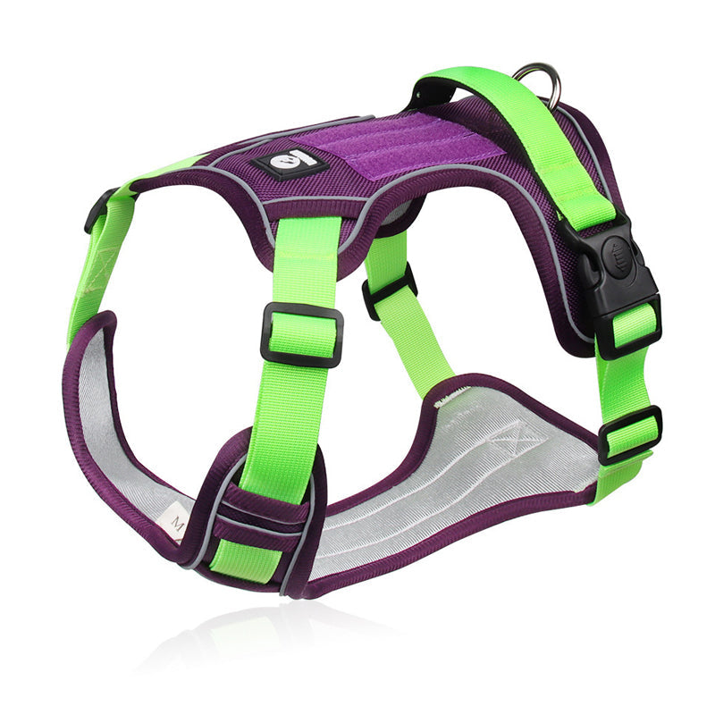 📢📢No Pull Dog Harness with Leash & Collar LED
