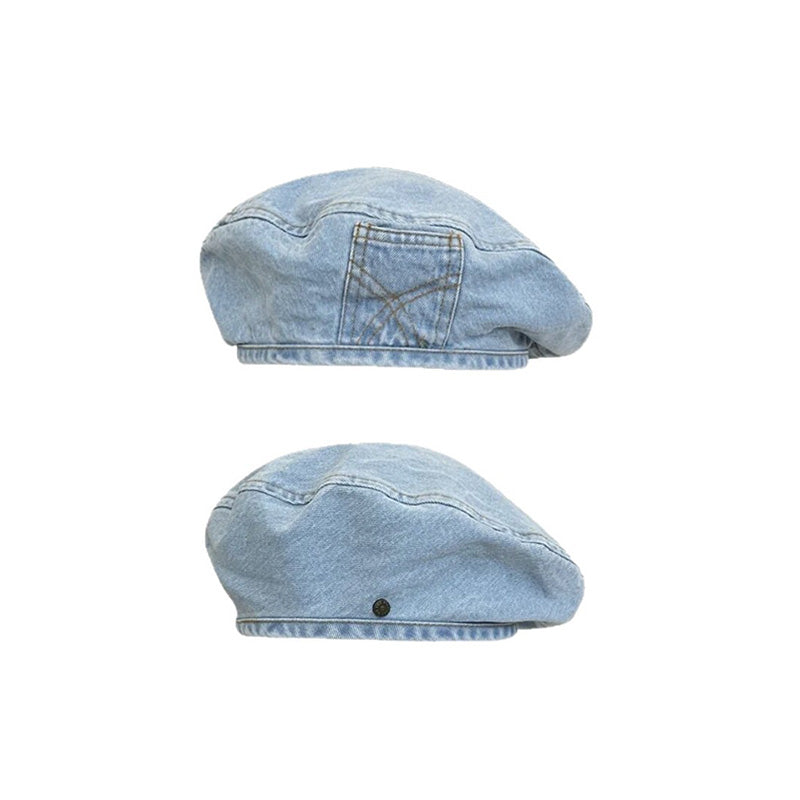 ⏰ 30% OFF – Limited Time Only✨Women's Vintage Denim Beret