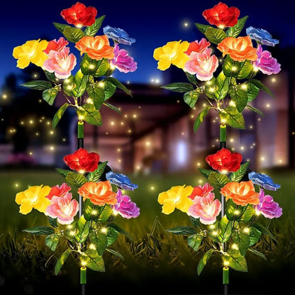 🎁Promotion 49% OFF🔥☀️2026 NEW Solar Simulated Garden Lights,upgraded solar panels, dustproof and waterproof