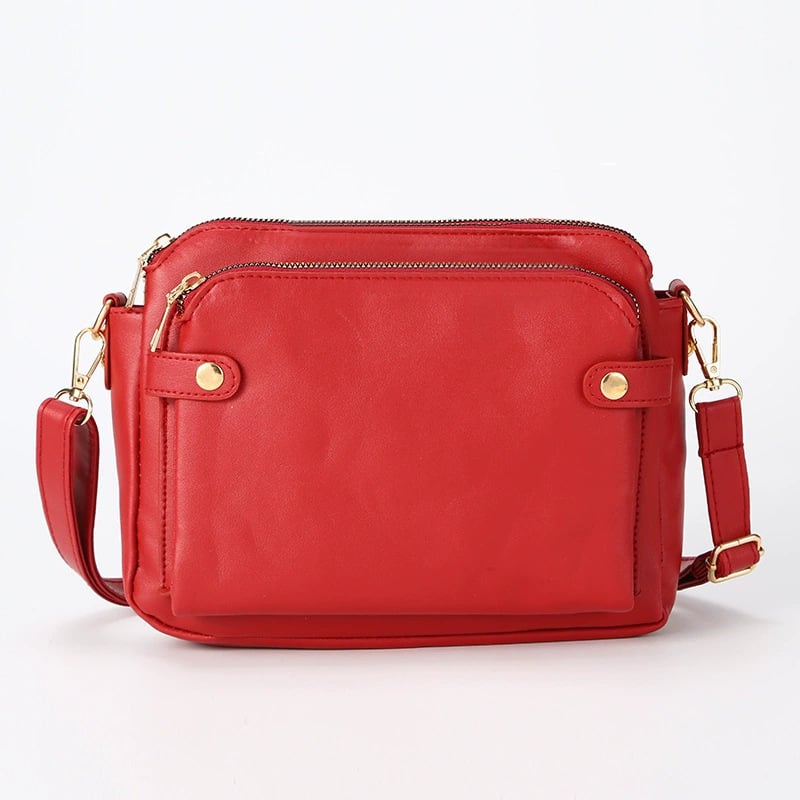 🔥Limited Time 49% Off✨Multifunctional Three-Layer Clutch Vegan Leather Crossbody Bag