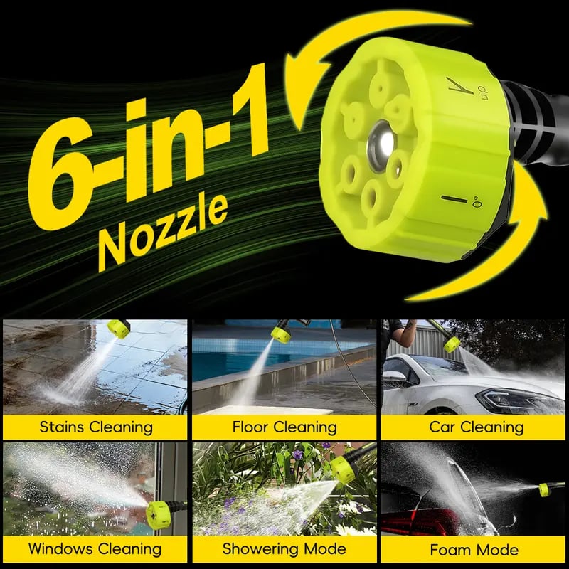 🔥Hot Sale 49% off🌟Cordless Pressure Washer and Single Port Charger Base
