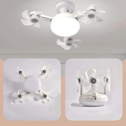 🌀New E27 Socket Ceiling Fan Light – 2‐in‐1 Silent LED Fan with Remote Control