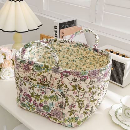 Storage Basket,Floral print storage baskets and organizers, available in a variety of styles, make a perfect gift for your loved ones.
