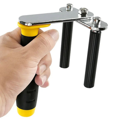 🛠️Lifting Clamp,Multi-Material Grip for Glass,Stone,Wood & Aluminum Doors/Windows - Heavy-Duty Hand Tool with Non-Slip Pads Hardware