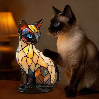 Luminous Cat Artist Crafted Light with Honest Warmth