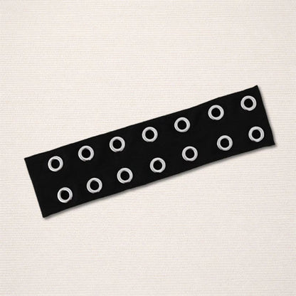 🖤 Punk Rivet Fashion Headband ⚡