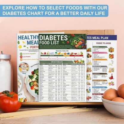 📘✨Special for Diabetes🔥Diabetes Tracker Book with Food List