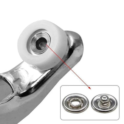 🧵 Sewing Kit with 100pcs Metal Buttons – Manual Pliers Tool Included