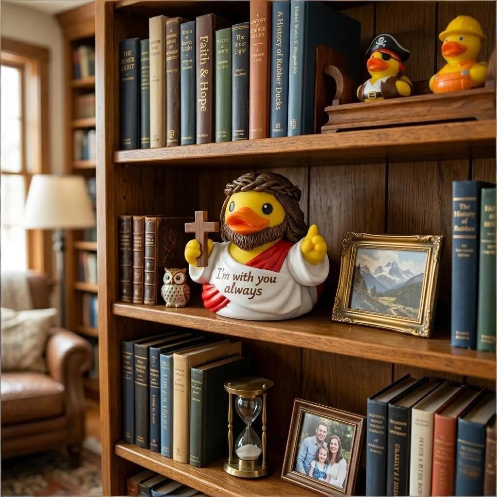 ✝️🦆Jesus Duck Figurine – A Heartwarming Reminder of Faith, Hope & God's Presence