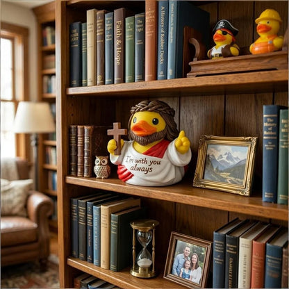 ✝️🦆Jesus Duck Figurine – A Heartwarming Reminder of Faith, Hope & God's Presence