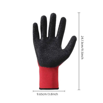 Work Gloves – Anti-Slip, Wear-Resistant & Breathable for Construction, Woodworking & Garden