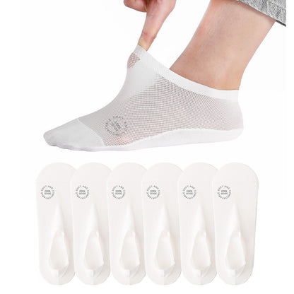 🔥 3-Pair Invisible Grip Socks Pack 🧦 – Breathable Low-Cut Anti-Slip Sweat-Absorbing Design