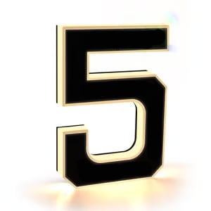 ✨ 9-inch Lighted House Numbers for Outside