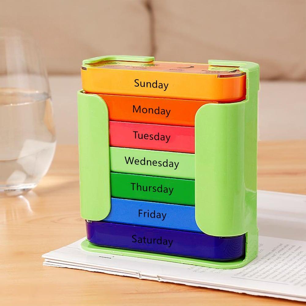 💊 Stay on Track - ✨7-Day Medication Organizer - For Effortless Health Management! 📅