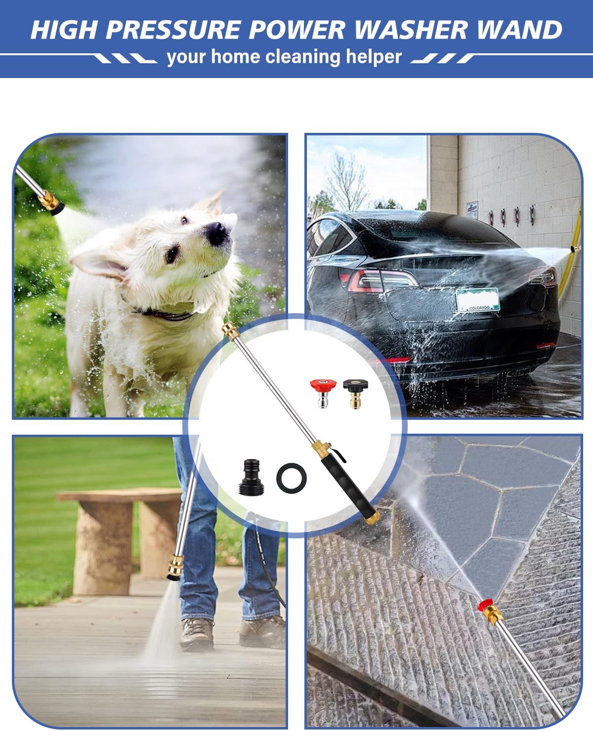 2026 Upgraded Jet Nozzle Power Washer