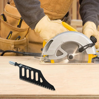 5pcs Flush Cutting Jigsaw Blade for Wood Plastic Metal