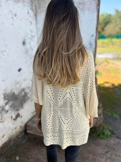 ❤️Hollow Half Sleeve Cardigan