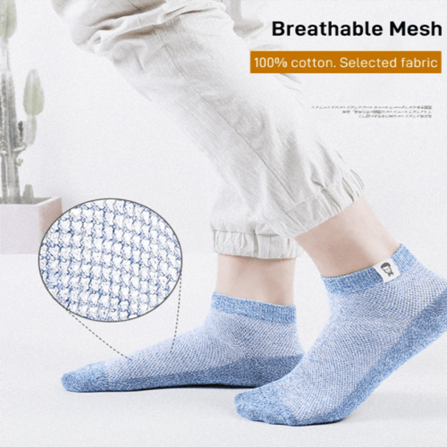 💥Buy 5 Get 5 Free💥-Antibacterial Breathable Deodorant Socks for Men