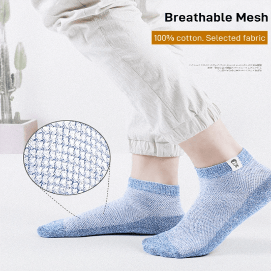 💥Buy 5 Get 5 Free💥-Antibacterial Breathable Deodorant Socks for Men
