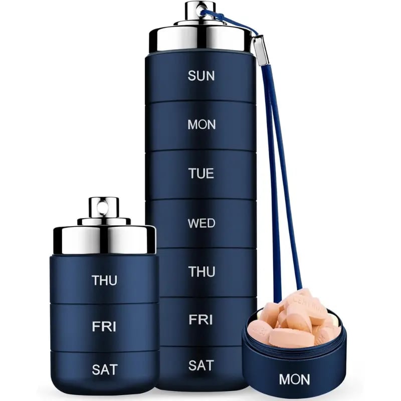 🔥Metal Travel Pill Organizer