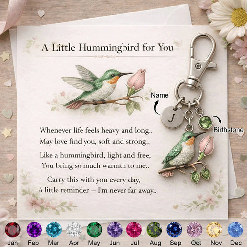 🐦A Little Hummingbird for You keychain🎁A Meaningful Mother's Day Gift Filled with Love & Comfort