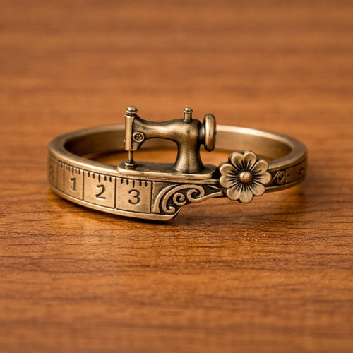 💖🎁2026 Mother's Day Gifts--Sewing Machine Bracelet & Ring Set🧵