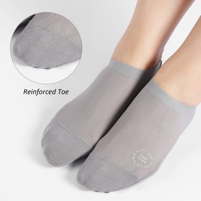 🔥 3-Pair Invisible Grip Socks Pack 🧦 – Breathable Low-Cut Anti-Slip Sweat-Absorbing Design
