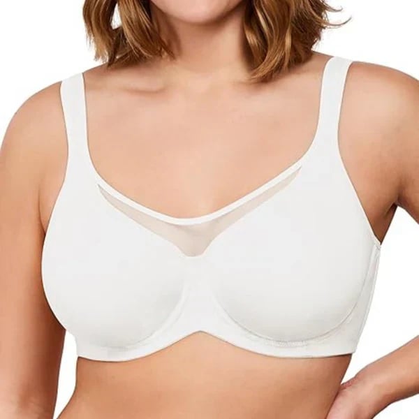 💐Women's Elegant Sheer Full Coverage Plus Size Bra