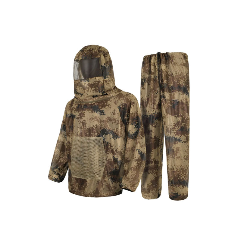 Camouflage Mosquito Hunting Suit – Breathable Bug Protection for Hunting & Outdoor Use
