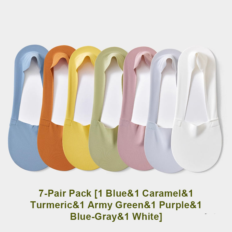 Ice Silk No-Show Socks