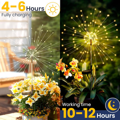 Fairy Firework LED Solar Lights for Garden Decoration