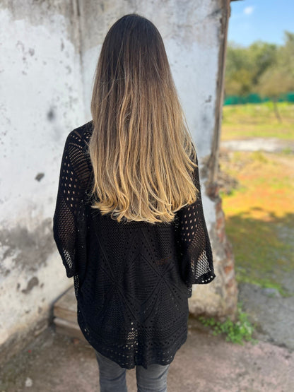 ❤️Hollow Half Sleeve Cardigan