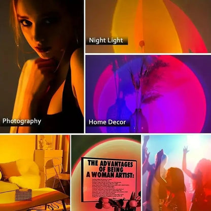 Smart Rechargeable LED Night Light  – RGB Gradient Ambient Lighting