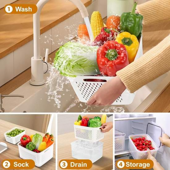 Food Storage Containers for Refrigerator Organization