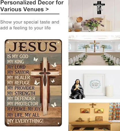 Jesus Is My God King Everything – Vintage Sign