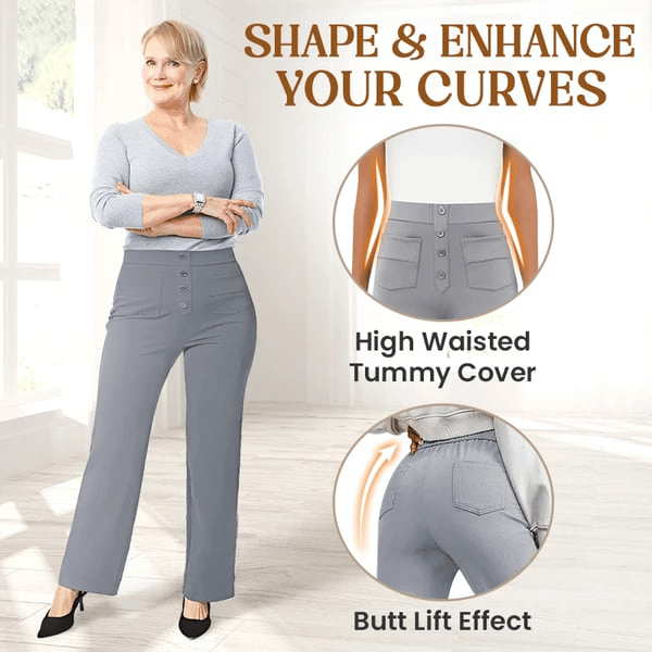 🔥Last Day 49% Off🔥-Women's Casual High Waist Stretch Pants