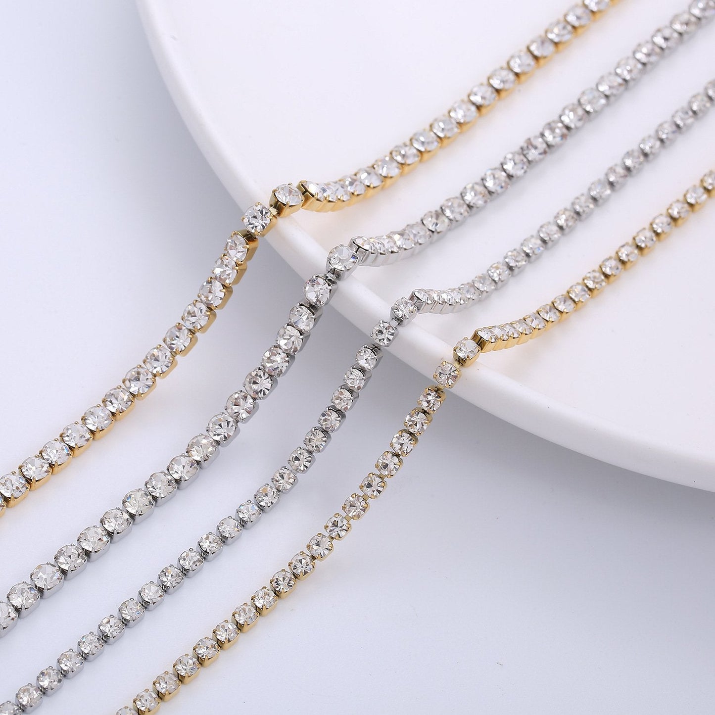 💥"Crystal' Tennis Necklace